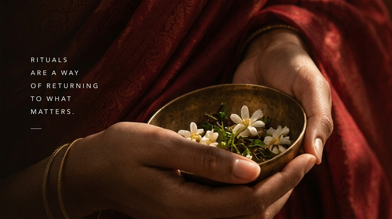 Rituals are a way of returning to what matters